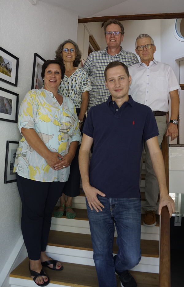Gemeinderat 2024-27:
Nicole Mellenberger, Dorothee Hutzli, Heinz Reber, Benjamin Sutter, Beat Rüfli (von links nach rechts)