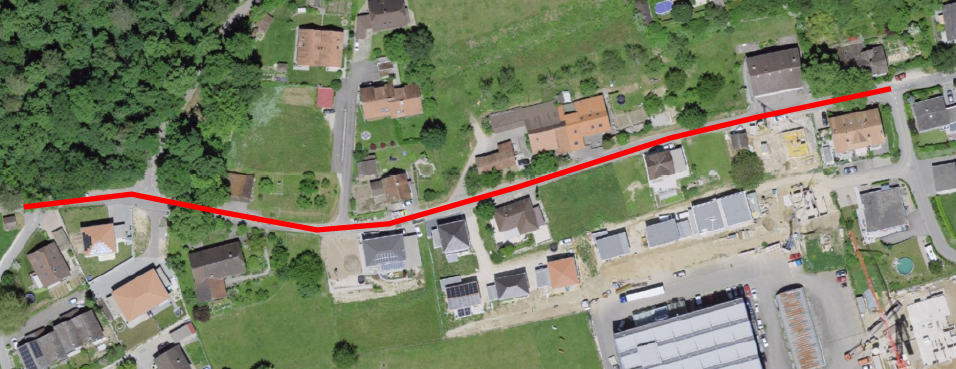 Situationsplan Baustelle